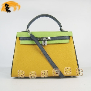 6108 P HermesŮ  (i)Rб Hermes Kelly Bag ɫ֦y S{(ln)Gɫy