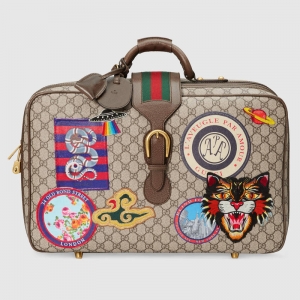 424501 Gucci Courrierϵ GG Supreme߼(j)췫  ľɫ