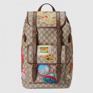 473869 Gucci Courrierϵ ܛGG Supreme߼(j)췫 p ľɫ