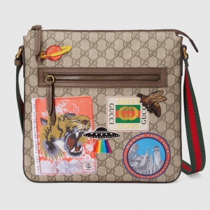 406408 Gucci Courrierϵ GG Supreme߼(j)ܛ췫 Gucci] ľɫ