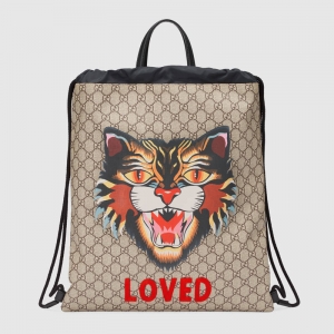 473872 GUCCI Y (chng)؈ӡ GG Supreme߼(j)췫 K ľɫ