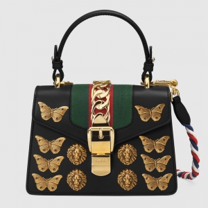 470270 D4ZAX 8015 GUCCI Sylvie ϵЄ(dng)TƤִ ɫ