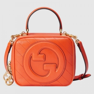 744434 古馳Gucci Blondie系列手提包 古馳2023年新款相機(jī)包 橙色
