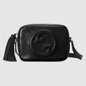 742360 古馳Gucci Blondie系列小號肩背包 2023年新款斜挎單肩包 黑色