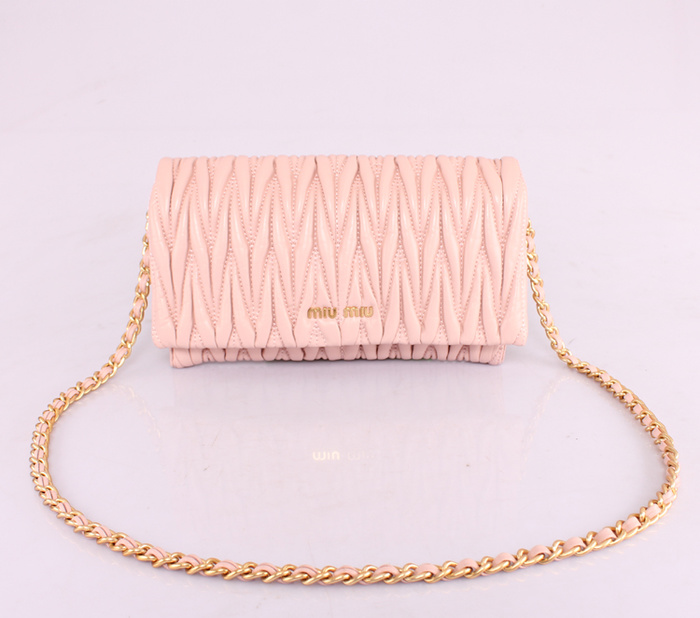 MIUMIU繆繆新款女包 81204淺粉