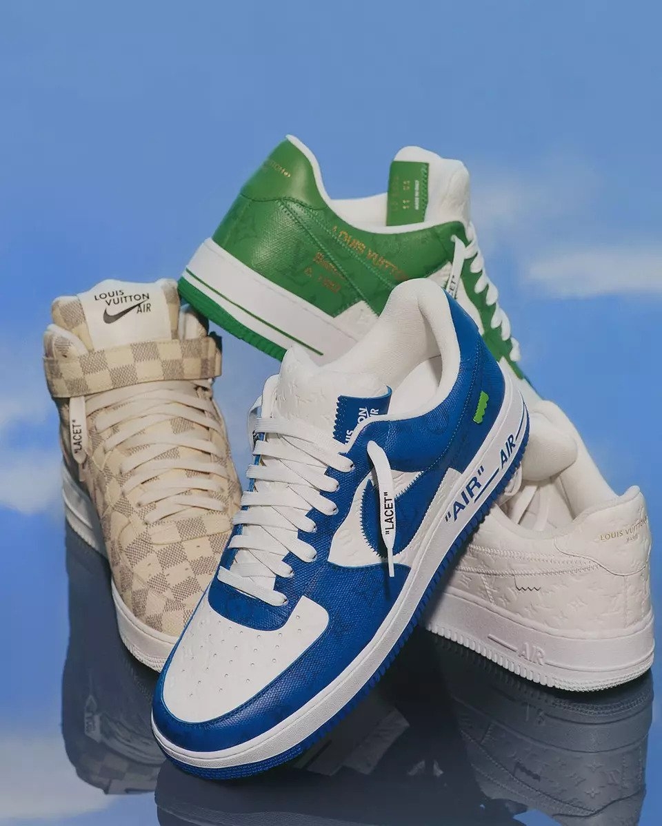 ȫɫLouis Vuitton Nike Air Force 1